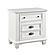 Mackinac Nightstand - White  by Homelegance