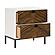 Oslo Nightstand - White & Walnut by Homelegance