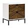 Oslo Nightstand - White & Walnut by Homelegance