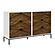 Oslo Dresser - White & Walnut by Homelegance