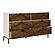 Oslo Dresser - White & Walnut by Homelegance