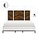 Oslo Eastern King Bed - White & Walnut by Homelegance