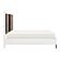 Oslo Eastern King Bed - White & Walnut by Homelegance