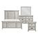 Providence 4pc Queen Bedroom Set  - Light Gray by Homelegance