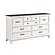 Chesterton Dresser - Antique White & Dark Brown by Homelegance