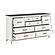 Chesterton Dresser - Antique White & Dark Brown by Homelegance
