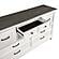 Chesterton Dresser - Antique White & Dark Brown by Homelegance