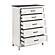 Chesterton Chest - Antique White & Dark Brown by Homelegance