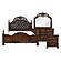 Adelina 4pc Queen Bedroom Set  - Brown by Homelegance