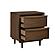 Astrid Nightstand - Walnut by Homelegance