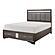 Luster 5pc Queen Bedroom Set  - Gray & Silver Glitter by Homelegance