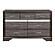 Luster Dresser - Gray & Silver Glitter by Homelegance