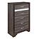 Luster Chest - Gray & Silver Glitter by Homelegance