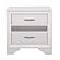 Luster 5pc Queen Bedroom Set  - White & Silver Glitter by Homelegance