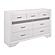 Luster Dresser - White & Silver Glitter by Homelegance
