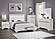 Luster Mirror - White & Silver Glitter by Homelegance
