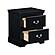 Seabright Nightstand - Black by Homelegance