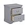 Seabright Nightstand - Gray by Homelegance