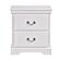 Seabright Nightstand - White  by Homelegance