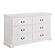 Seabright Dresser - White  by Homelegance