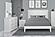 Seabright California King Bed - White  by Homelegance