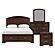 Hudson 4pc Queen Bedroom Set  - Cherry  by Homelegance