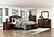 Hudson Full Platform Bed w/Footboard Storage - Cherry  by Homelegance