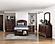 Hudson Twin Platform Bed w/Footboard Storage - Cherry  by Homelegance