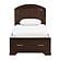 Hudson Twin Platform Bed w/Footboard Storage - Cherry  by Homelegance