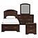 Hudson 4pc Twin Bedroom Set  - Cherry  by Homelegance