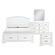 Hudson 4pc Queen Bedroom Set  - White  by Homelegance