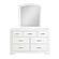 Hudson Mirror - White  by Homelegance