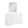 Hudson Mirror - White  by Homelegance