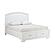 Hudson California King Platform Bed w/Footboard Storage - White  by Homelegance