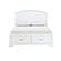 Hudson Eastern King Platform Bed w/Footboard Storage - White  by Homelegance