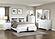 Hudson Eastern King Platform Bed w/Footboard Storage - White  by Homelegance