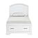Hudson Twin Platform Bed w/Footboard Storage - White  by Homelegance