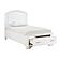 Hudson 5pc Twin Bedroom Set  - White  by Homelegance