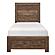 Corbin 4pc Queen Bedroom Set  - Rustic Brown by Homelegance