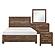 Corbin 4pc Queen Bedroom Set  - Rustic Brown by Homelegance