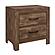 Corbin Nightstand - Rustic Brown by Homelegance
