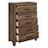 Corbin Chest - Rustic Brown by Homelegance