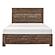 Corbin Eastern King Bed in a Box - Rustic Brown by Homelegance