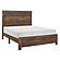 Corbin Eastern King Bed in a Box - Rustic Brown by Homelegance