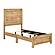 Corbin Twin Bed in a Box - Natural by Homelegance