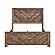 Corbin 5pc V-pattern Queen Bedroom Set  - Rustic Brown by Homelegance