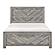 Corbin 5pc V-pattern Queen Bedroom Set  - Gray by Homelegance