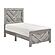 Corbin 5pc V-pattern Twin Bedroom Set  - Gray by Homelegance