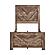 Corbin 5pc V-pattern Twin Bedroom Set  - Rustic Brown by Homelegance