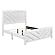 Corbin Queen Bed - White by Homelegance